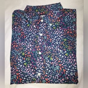 COPY - Men's Lands' End Large Floral Print Shirt